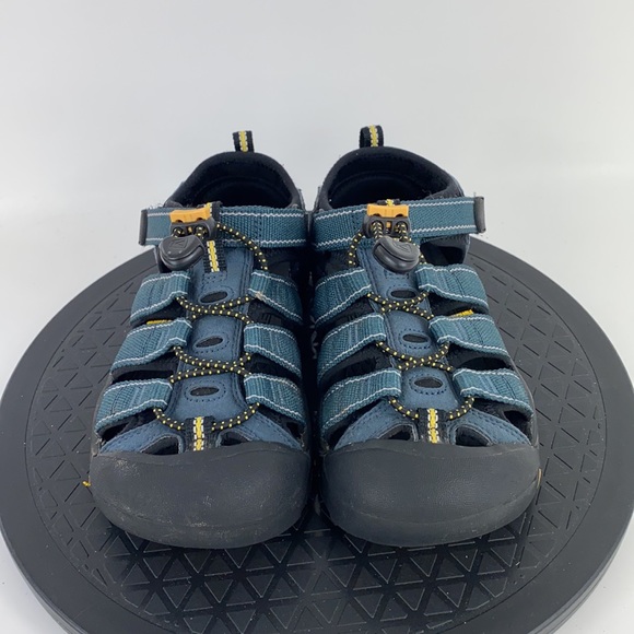Keen Newport H2 Blue/Yellow Waterproof Hiking Sandals 1006557 Youth Size 2Y - Picture 3 of 14
